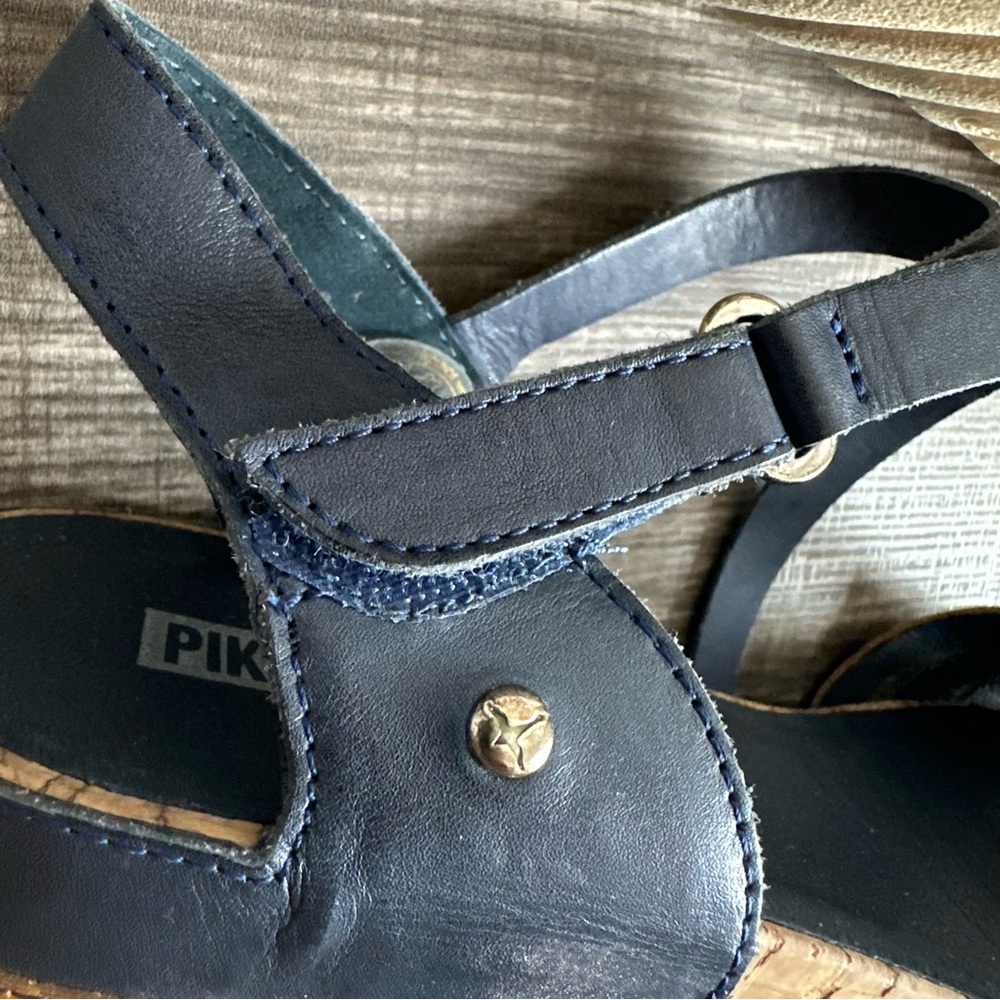 PIKOLINOS Blue and Yellow Sandals - Picture 4 of 10